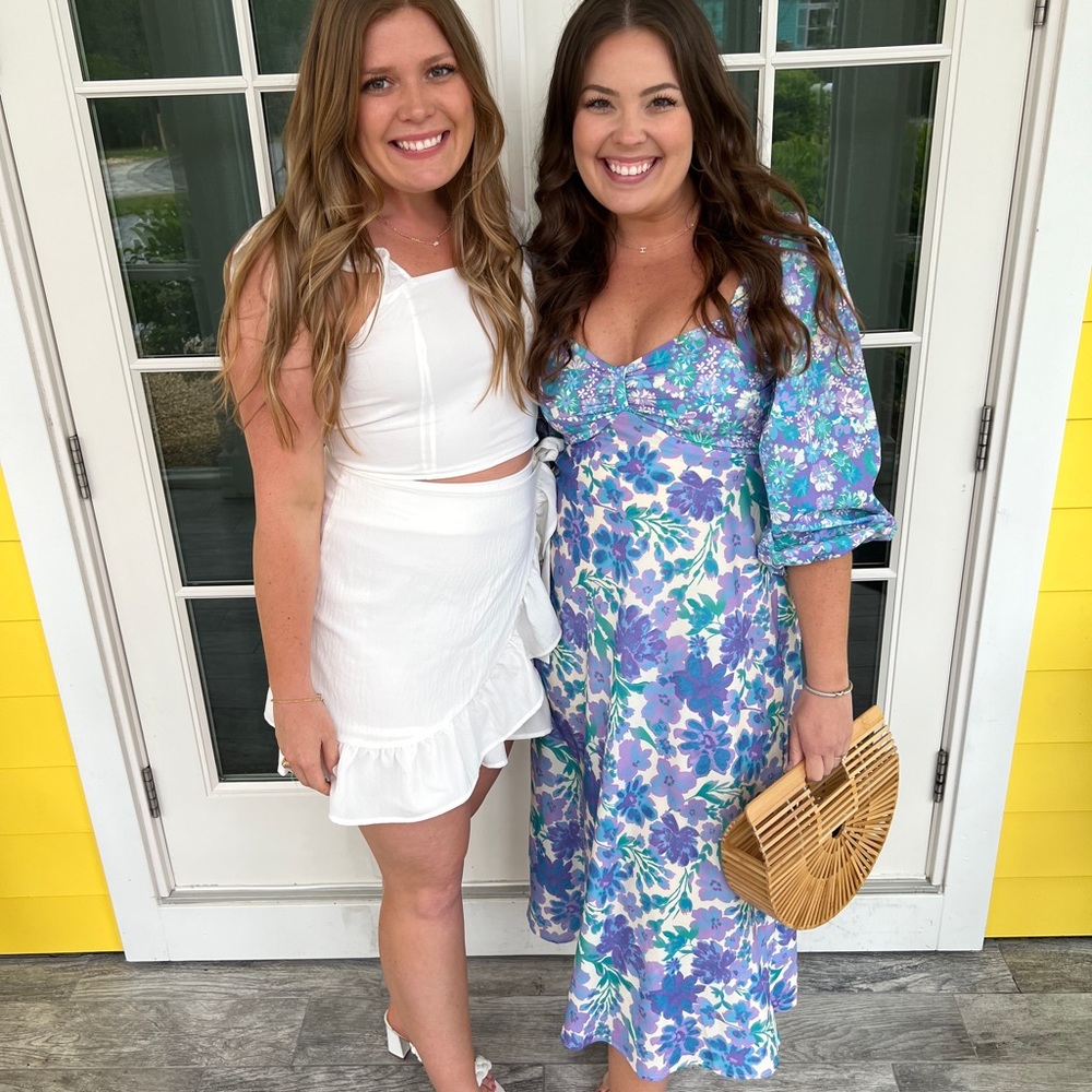 Pink Lily - MEANT TO BE WHITE TWO PIECE SET